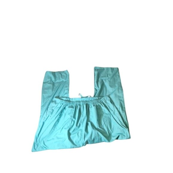 Natural Uniform Scrubs Top and Pants Set 3X Plus Size Cotton Blend 50 x 30 - Picture 8 of 16